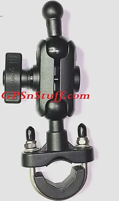 Bike/Motorcycle Handlebar Mount F/ Garmin 17mm Ball Nuvi/zumo GPS Cradle Bracket • $32.95