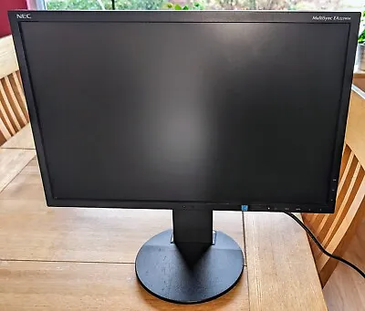 NEC MultiSync 22  Inch LED Monitor - Built-In Speakers *Great Condition* • £29.95