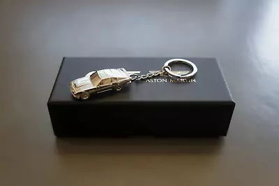 NIB Aston Martin Vantage V8 007 James Bond Silver Keychain Key Ring 1/87 Scale • $31