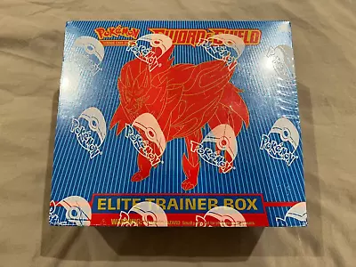 Pokemon Sword And Shield Base Elite Trainer Box ETB Zamazenta - Pokeball First • $95