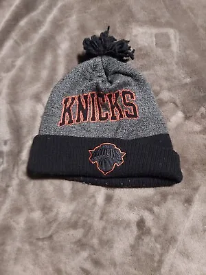 Mitchell And Ness NBA New York Knicks Knit Beanie Winter Hat Cuffed Pom • $12.15