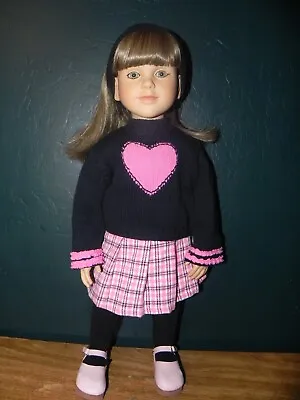 1996-1999 MY TWINN 23  Inch Doll With Sandy Hair And Blue Eyes Skirt/Heart Shirt • $99.99