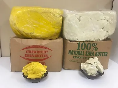100% RAW AFRICAN SHEA BUTTER Unrefined Organic Pure GHANA Choose SIZE And COLOR • $159.98