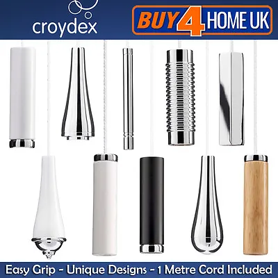 Croydex Light Pulls For Bathrooms And Kitchens Including 1 Metre White Cord • £7.45