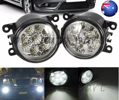 $31.29 • Buy Pair L+R LED Fog Light Lamp For Mitsubishi Triton L200 Outlander Pajero Mirage