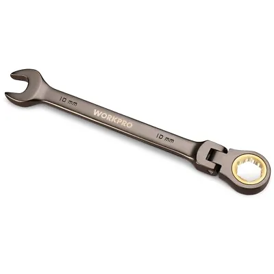 WORKPRO 10mm Flex-Head Ratcheting Combination Wrench 72-Teeth 12Point Metric NEW • $17.79