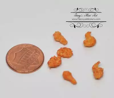 1:12 Dollhouse Miniature Fried Chicken Pieces/ Miniature Food BD K3020 • $11.07