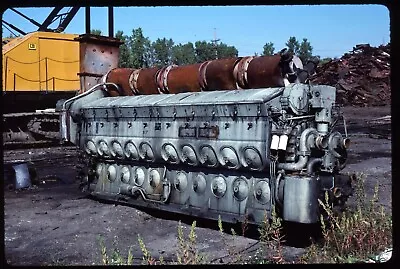 $4.97 • Buy Original Rail Slide - EMDX Electro-Motive Division V20 Engine Block Chicago 1985