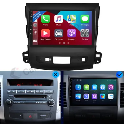 Android 11.0 Carplay Car Stereo GPS Navi Radio For Mitsubishi Outlander XL 08-15 • $129.99