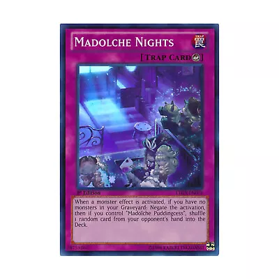 Konami YGO Mega Tins 2015 Madolche Nights (Super Rare) EX • $1