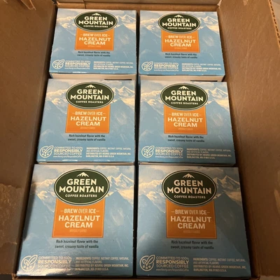 $68 • Buy Green Mountain Coffee Roasters Brew Over Ice Hazelnut Cream K Cups 72 Count