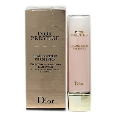 Dior Prestige Le Micro-serum De Rose Yeux Illuminating Nutritive Eye Serum 15ml • $197