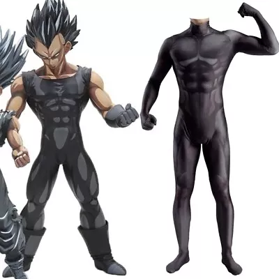 Dragon Ball Saiyan Black Costume Cosplay  Bodysuit For Kids Adult Handmade • $65.89