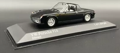 Minichamps 1/43 VW Porsche 914 1969-73 Black 430065666 • $55.99