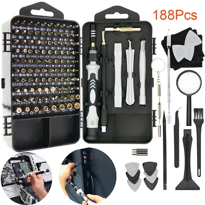£15.89 • Buy 188 In1 Magnetic Mini Screwdriver Set DIY Repair Tool Kit For Phone Laptop PC