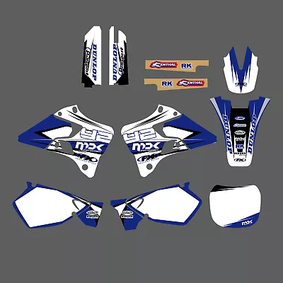 Decals Sticker Kit Motocross Team Graphics Kit For Yamaha YZ125 YZ250 1996-2001 • $87.98