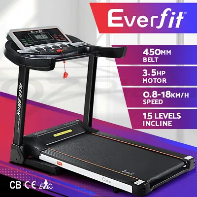 $633.95 • Buy Everfit Treadmill Electric Auto Incline Home Gym Exercise Machine Fitness