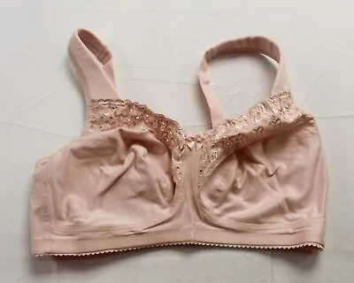 Miss Mary Of Sweden Women's Broderie Anglaise Bra DM9 Dusty Pink Size US:38D • $33.74