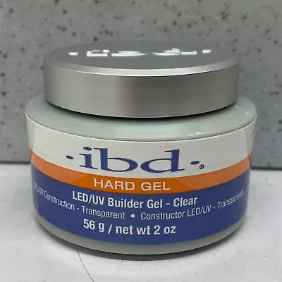 LOT 2 IBD Builder Gel CLEAR Pack Set 2oz/ 56g #61178 Strong UV Gels -Ship In 24H • $38.11