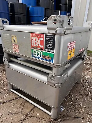 125 Gallon Stainless Steel Tote Tank • $550
