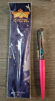 Vintage Disney  Floaty Pen Cinderella Losing Glass Slipper Denmark Pink - NO INK • $21.60