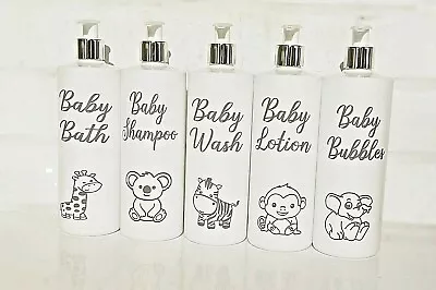 £2 • Buy Vinyl Decal Sticker Baby Bathroom Animal Pump Bottle Mrs Hinch (1) - DECAL ONLY
