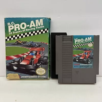 R.C. Pro-Am Racing Game (Nintendo NES) Box & Game Only No Manual SHIPS NEXT DAY! • $19.99