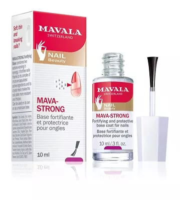 Mavala Nail Beauty Mava-Strong Nail Base Gel Fortifying Treatment 10ml/0.3 Fl Oz • $19.99