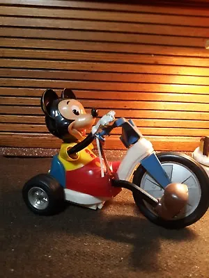 Mickey Mouse Little Big Wheel  1973 Marx • $32