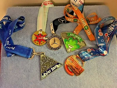 Marathon Running Medal Lot Of 5 Lot # 6 • $60