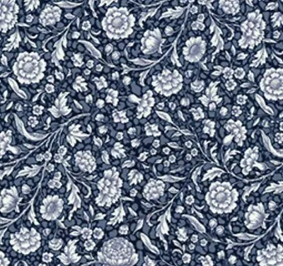 Floral Fabric 100% Cotton Poplin Rose & Hubble Mini Ditsy Flowers Half Metre • £7.35