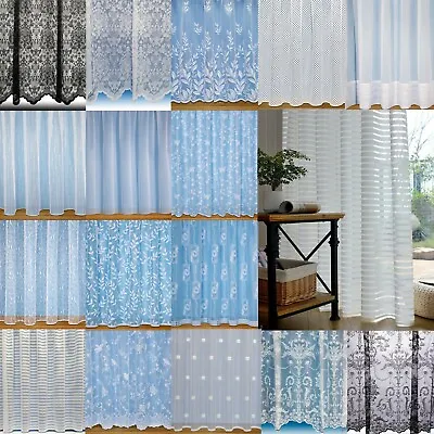£2.40 • Buy Net Curtains Super Value Choice Of Designs ~Quality Nets Sold By The Metre