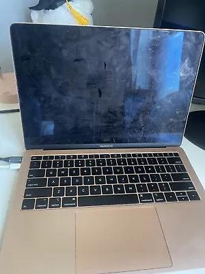 Apple MacBook Air 13.3  (Cracked Display Works Efficiently) • $450