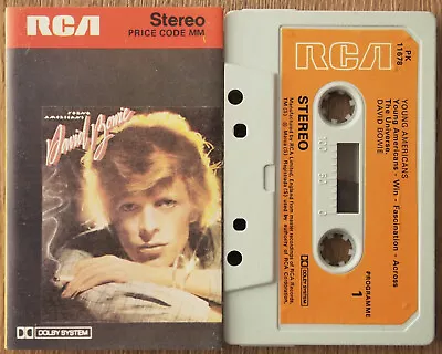 David Bowie - Young Americans (rca Pk11678) 1975 Uk Cassette Tape - Inset Pic • £32.49