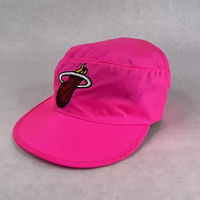 NBA Miami Heat Mitchell & Ness Adult Neon Painters Cap Stretch Fit M&N • $16.96