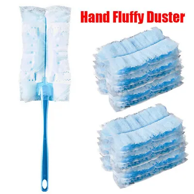Fluffy Duster Refills Flash Dust Magnet Dispos Duster Heads Microfiber Duster • £3.59