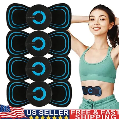 Portable Mini Electric Neck Back Massager Cervical Massage Patch Stimulator USA • $5.99