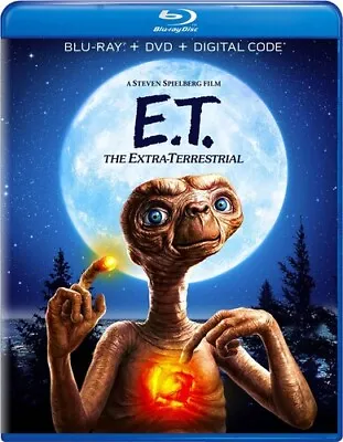 E.T. Extra-Terrestrial 1982 (Blu-Ray/DVD/ 2022) 40th Anniversary W/Slipcover • $13.99