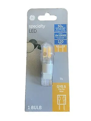 GE LED T4 GY8.6 Clear 120 Volt 2.5 Watt Replaces 20 W 170 Lumens Specialty Bulb • $6.99
