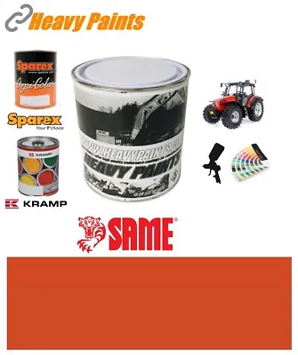 Same Tractor Red Orange Paint High Endurance Enamel Paint 1 Litre Tin • £35