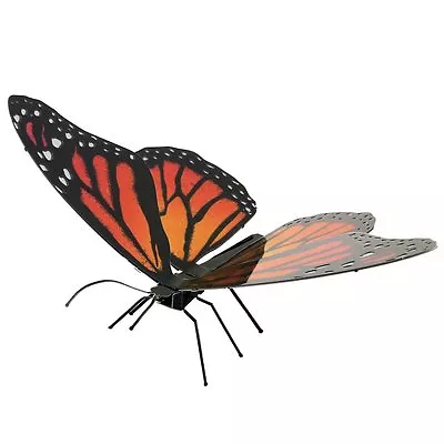 Fascinations Metal Earth Monarch Butterfly 3D Metal Steel Puzzle DIY Model Kit • $9.95