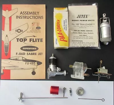 Vintage 1950s Model Airplane Engines And Parts • $40