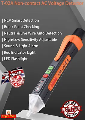 £8.49 • Buy **SALE**  12-1000V Voltage Tester Pen Electric Detector Non Contact AC Sensor+