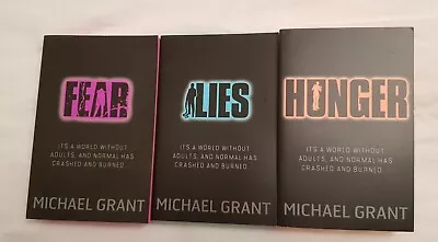 Michael Grant Gone Series - 3 X Book Bundle (Fear Lies & Hunger) Paperbacks • £9.99