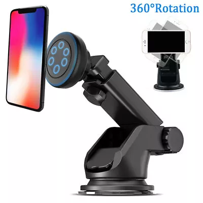 Magnetic Phone Holder For Car Auto Windshield Dashboard Car Phone Holder Mount • $6.99