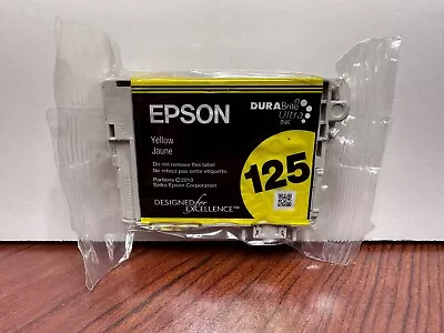 Epson 125 Printer Cartridge (NEW) OEM Yellow Ink • $9.99