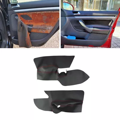 2*Front Door Panels Insert Leather For VW Jetta Golf 5 MK5 2005 2006 2007 2008 • $16.50