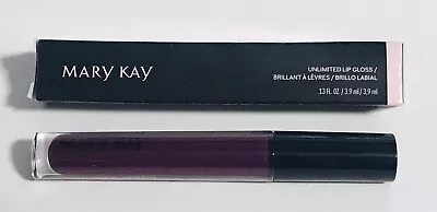 New In Box Mary Kay Unlimited Lip Gloss Evening Berry #153487 Full Size • $9.50