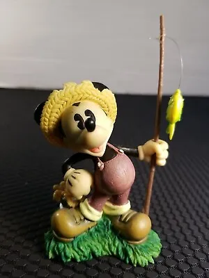 Walt Disney Collectable Figurine Mickey  Fishin' You Were Here  • $35