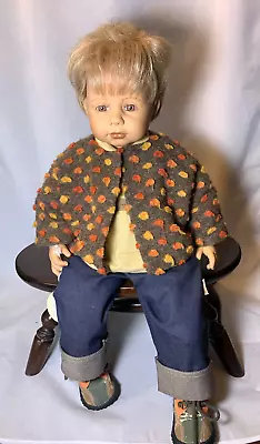 Zapf Creations Doll  Max  22in - Artist Brigette Paetsch #789 **ARTIST SIGNED** • $85